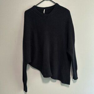 Free People Downtown asymmetrical sweater XS